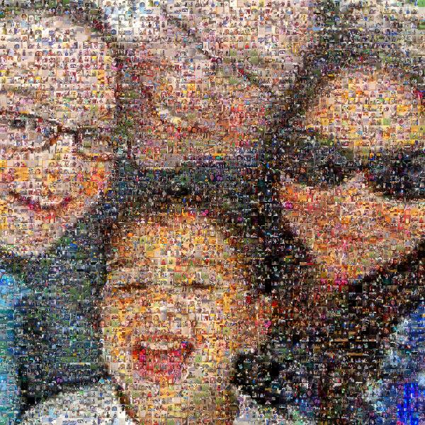 Group Selfie  photo mosaic