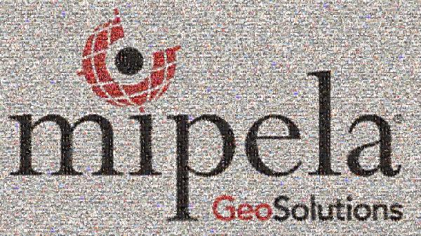 Mipela Logo photo mosaic