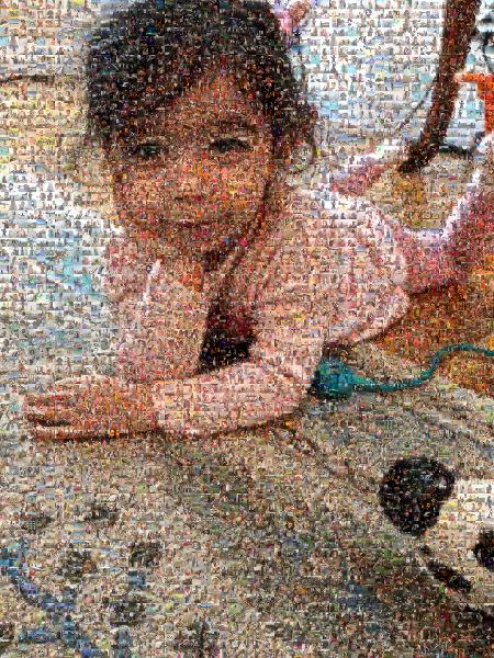 2nd Birthday photo mosaic