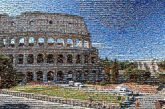  Rome Italy Colosseum family vacations parents couples kids children siblings daughters sons husbands wife together posing sky outdoors ruins historial