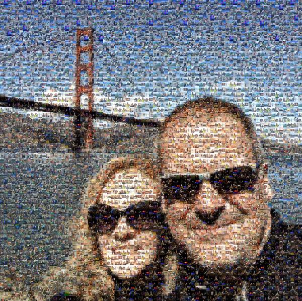 San Fran Selfie photo mosaic