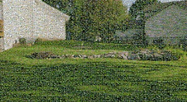 Landscape photo mosaic