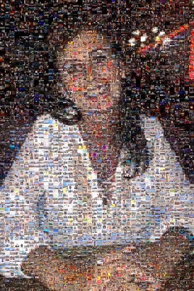 Happy Woman  photo mosaic