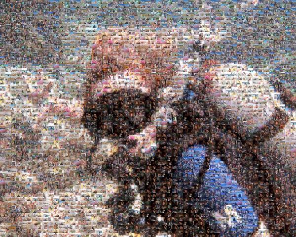 Scuba Diving photo mosaic