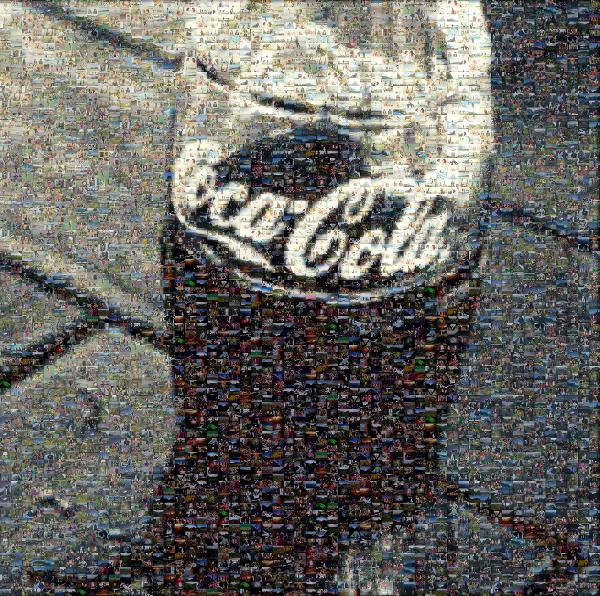 Coca Cola photo mosaic