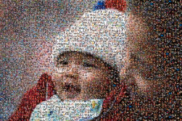 Laughing Baby photo mosaic