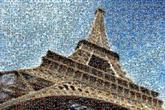 paris eiffel tower france french landmarks skylines skies skys
