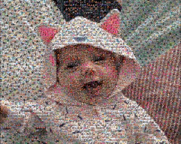 Happy Baby photo mosaic