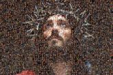 Jesus religious Catholics Christianity spiritual faith portraits artwork beards dramatic dark shadows