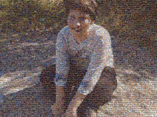 Smiling Boy photo mosaic