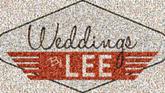 weddings by lee text logos company companies