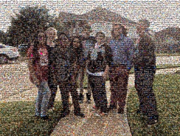 A Family Group Shot photo mosaic