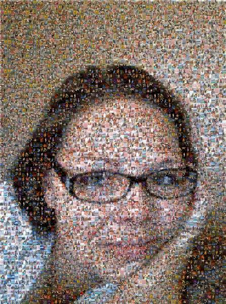 Simple Selfie photo mosaic