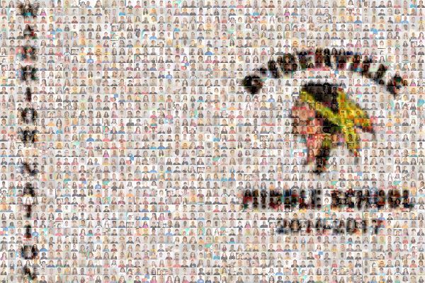Yearbook Cover photo mosaic