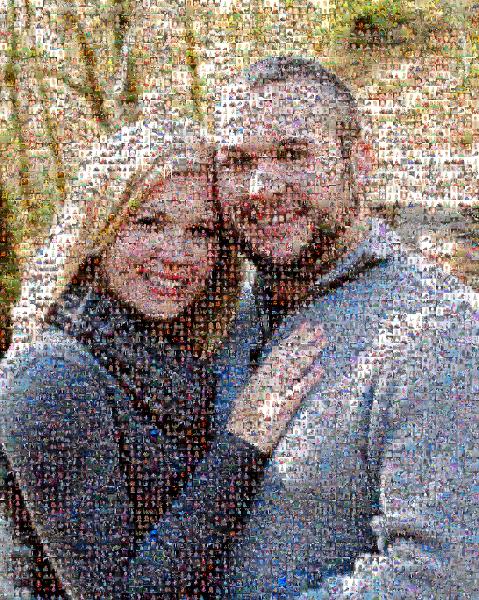 Beautiful Couple photo mosaic