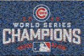world series baseball sports text words letters logos graphics teams cubs chicago champions celebration