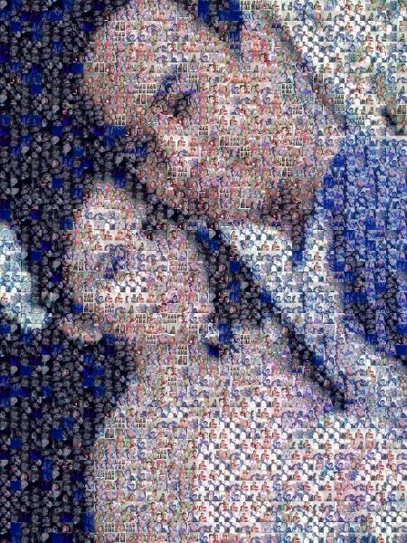 Young Couple photo mosaic