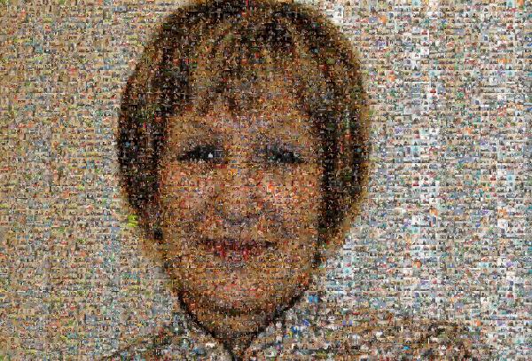 Portrait of a Woman photo mosaic
