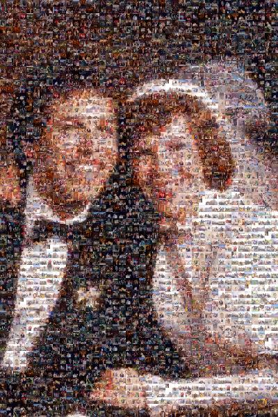 Wedding Portrait photo mosaic