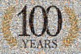100 years numbers celebration celebrate graphics text words letters 