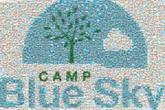 logos graphics text words letters camp trees cloud 