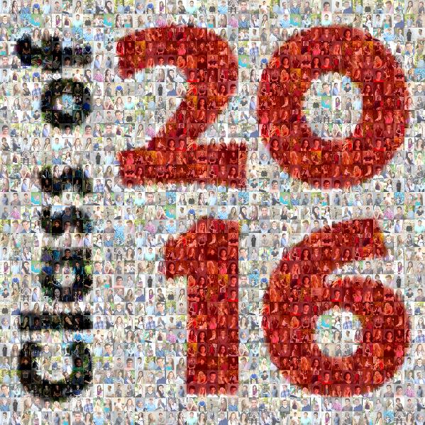 Class of 2016 photo mosaic