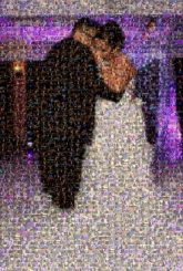 first dance weddings marriage married couples people faces formal distant distance full body portraits faces profiles