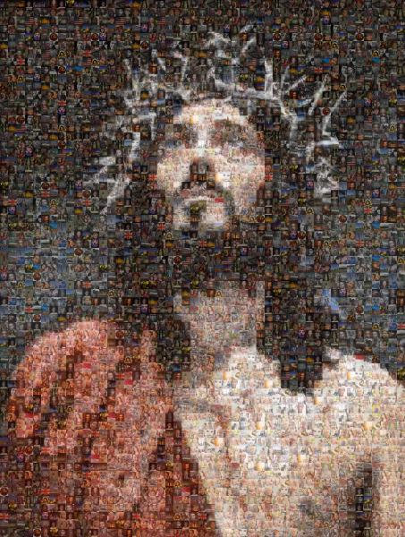 Jesus photo mosaic