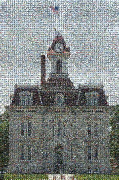 County Courthouse photo mosaic