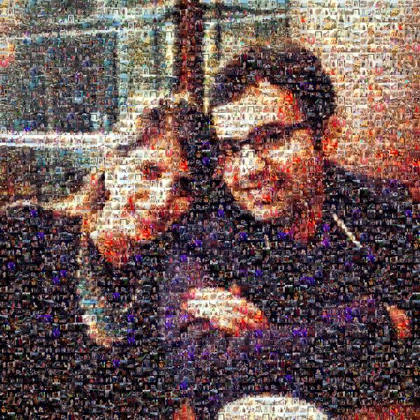 Smiling Couple photo mosaic