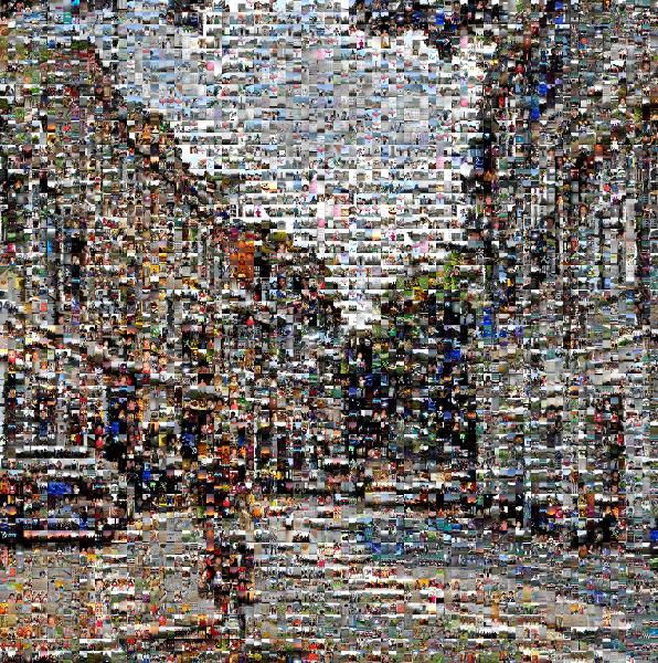 Sunny Street photo mosaic