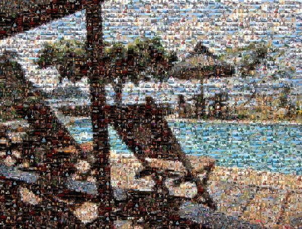 By the Pool photo mosaic