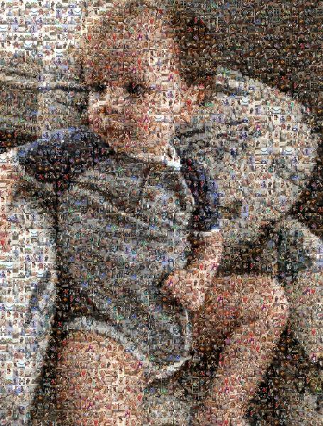 Cute Kid photo mosaic