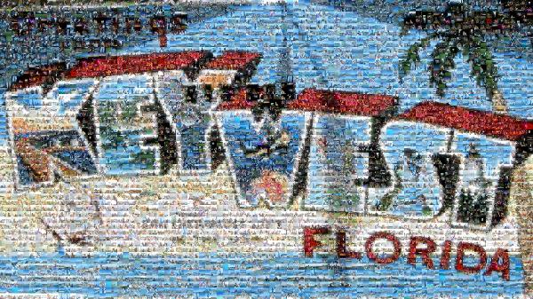 Greetings from Key West photo mosaic