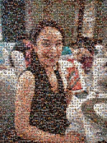 Dinner Party photo mosaic
