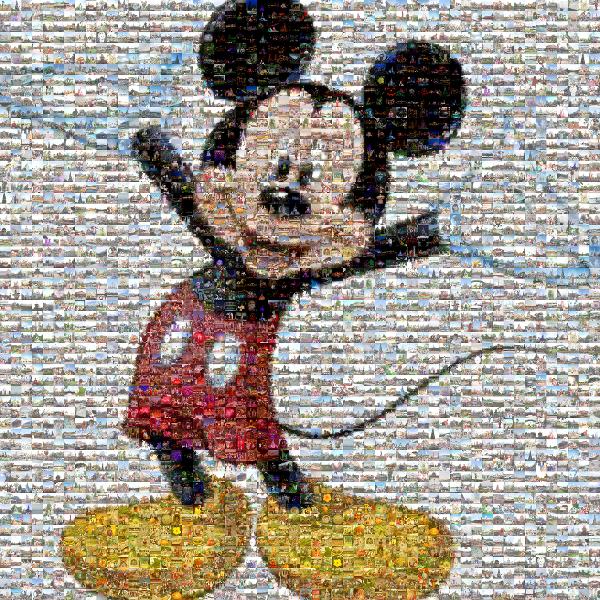 Mickey Mosaic photo mosaic