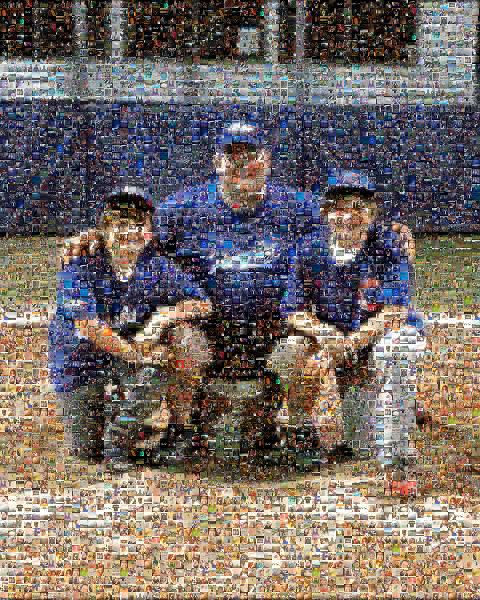 Family Baseball  photo mosaic