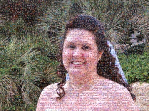 Beautiful Bride photo mosaic