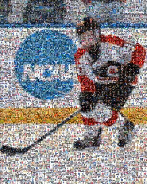 Youth Hockey photo mosaic