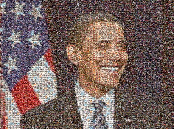 Obama Mosaic photo mosaic