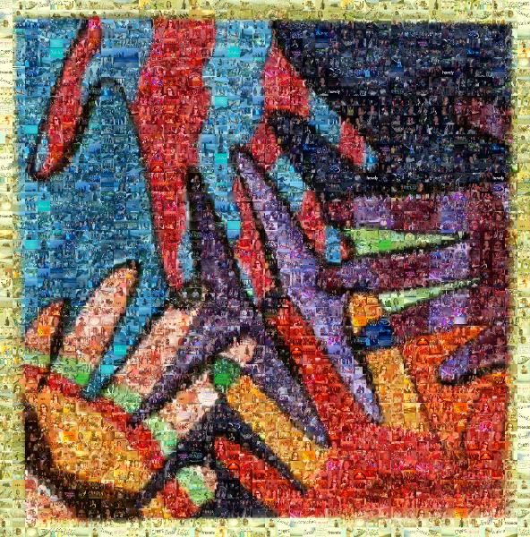 Friendship photo mosaic