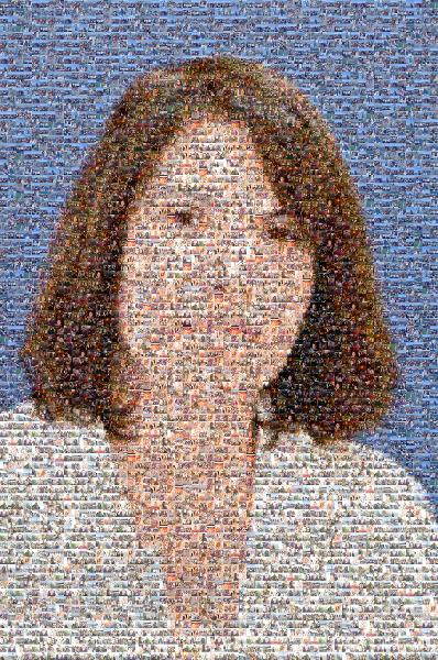 A Woman's Family photo mosaic