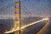 bridges Golden Gate outdoors aerial beautiful sunsets sunrises city landscape lights 