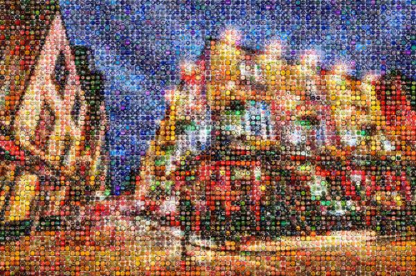 The Temple Bar photo mosaic