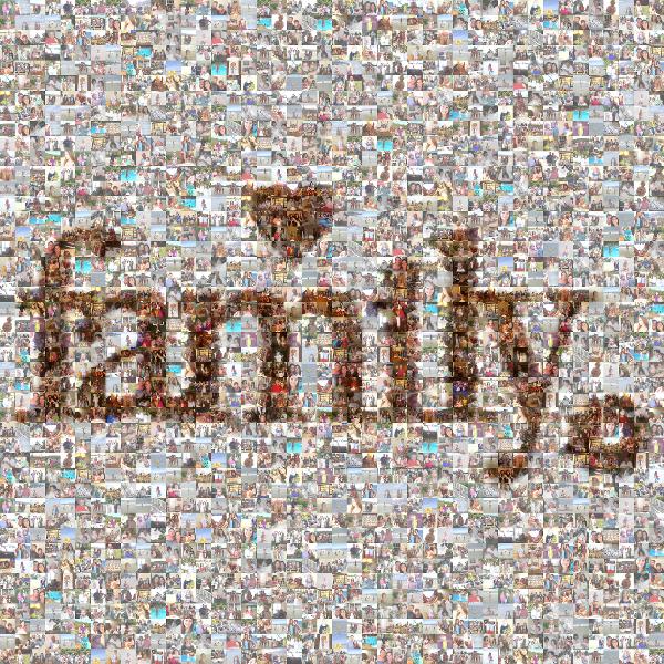 Family! photo mosaic