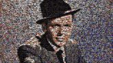 Frank Sinatra singers performers artists famous celebrity portraits fans portraits hats faces features posters