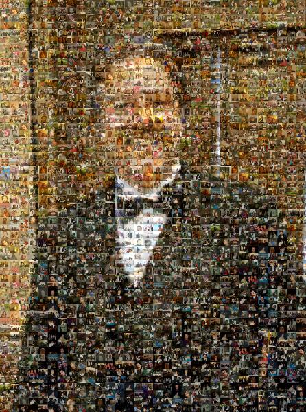 A Dapper Dad photo mosaic