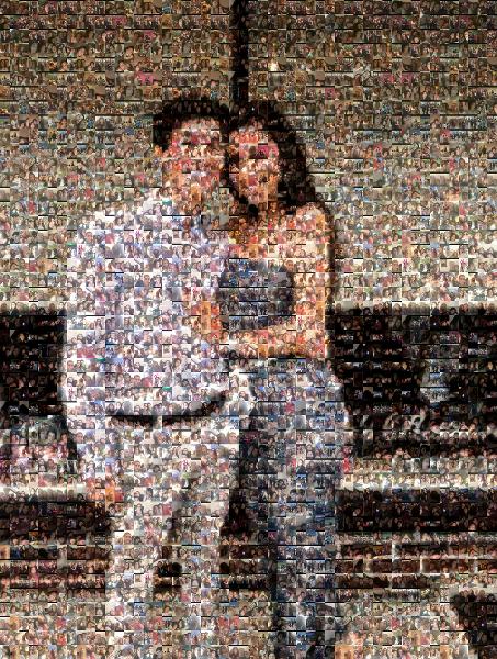 Date Night photo mosaic