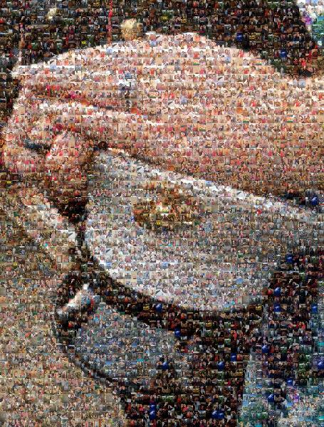 Military Nuptials   photo mosaic