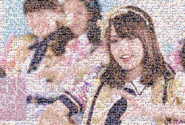 A Pop Star photo mosaic